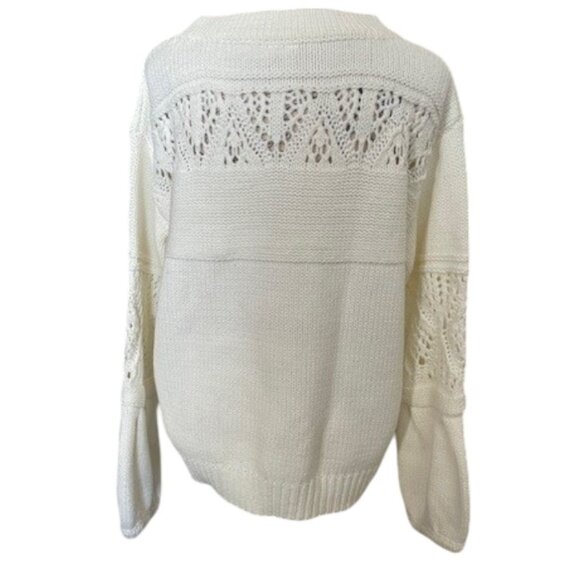 Anthropologie Moth Cindy Balloon Sleeve Sweater - Picture 3 of 10